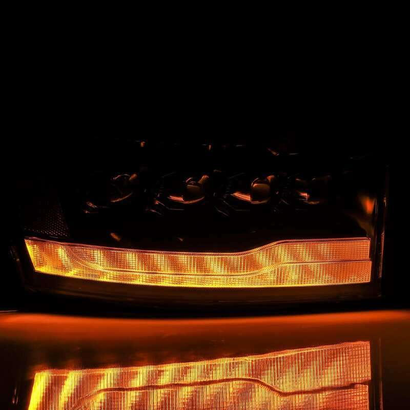 AlphaRex 06-08 Ram 1500HD NOVA LED Proj Headlights Plank Style Alpha Blk w/Seq Signal/DRL/Amber LED - Image 7