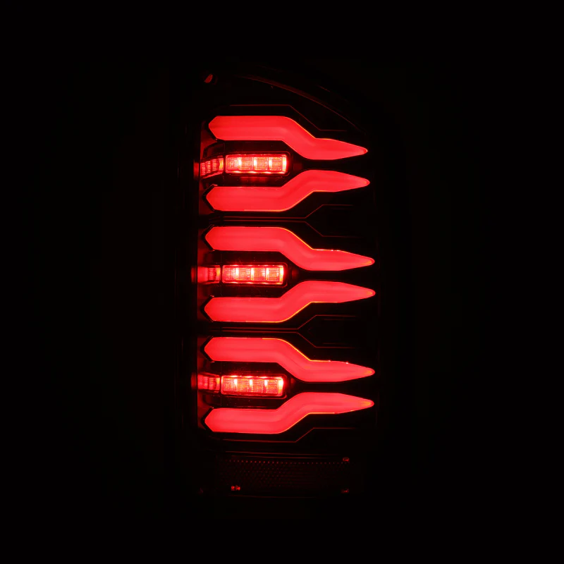 AlphaRex 07-08 Dodge Ram1500/07-09 Dodge Ram 2500+3500 Luxx-Series LED Tail Lights(Pair) Alpha Black - Image 4