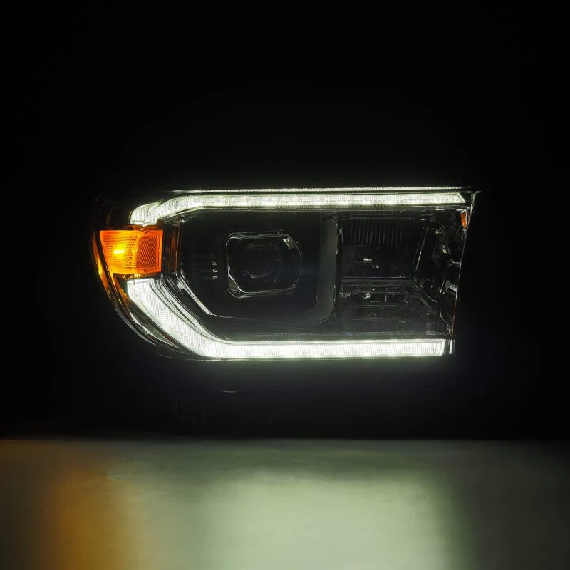 AlphaRex 07-13 Toyota Tundra / 08-17 Sequoia LUXX LED Proj HL Chrome w/Actv Light / Seq. Sig + DRL - Image 6