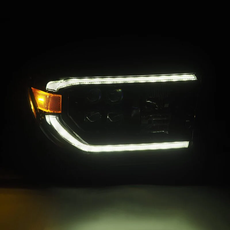AlphaRex 07-13 Toyota Tundra NOVA LED Proj Headlights Alpha-Black w/Activ Light/Seq Signal/DRL - Image 2