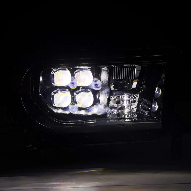 AlphaRex 07-13 Toyota Tundra NOVA LED Proj Headlights Alpha-Black w/Activ Light/Seq Signal/DRL - Image 4