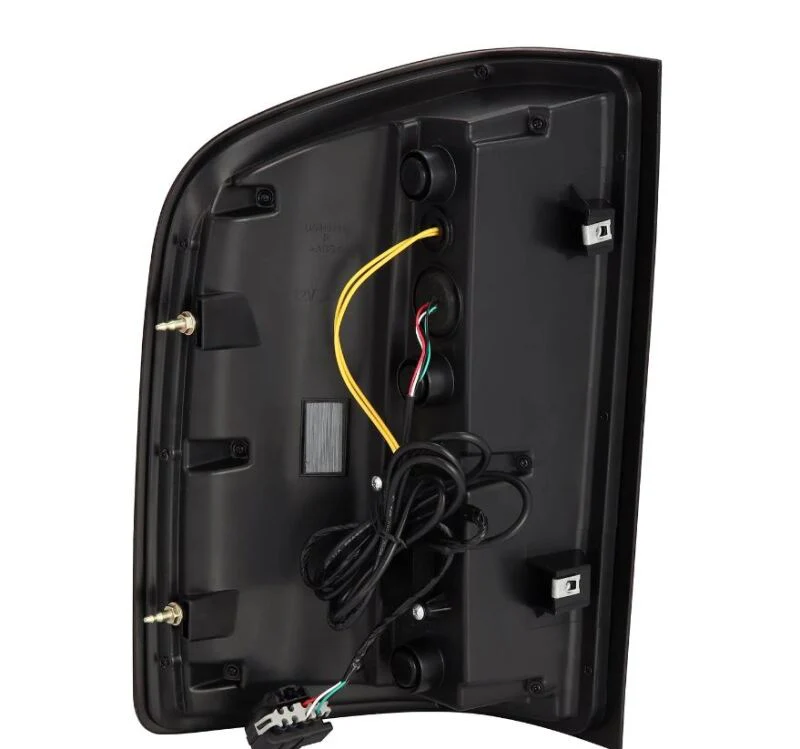 AlphaRex 07-14 Chevrolet Silverado 1500/2500HD/3500HD Luxx-Series LED Tail Lights Blk w/Smoked Lens - Image 6