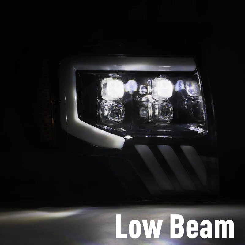 AlphaRex 09-14 Ford F-150 NOVA LED Proj Headlights Plank Style Gloss Black w/Activ Light/Seq Signal - Image 6