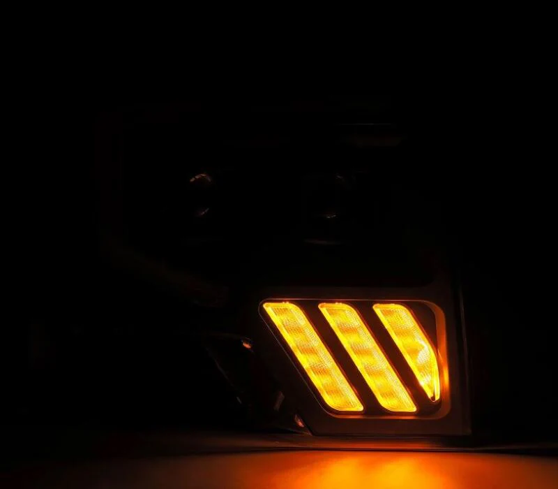 AlphaRex 09-14 Ford F-150 PRO-Series Projector Headlights Plank Style Black w/Activ Light/Seq Signal - Image 3