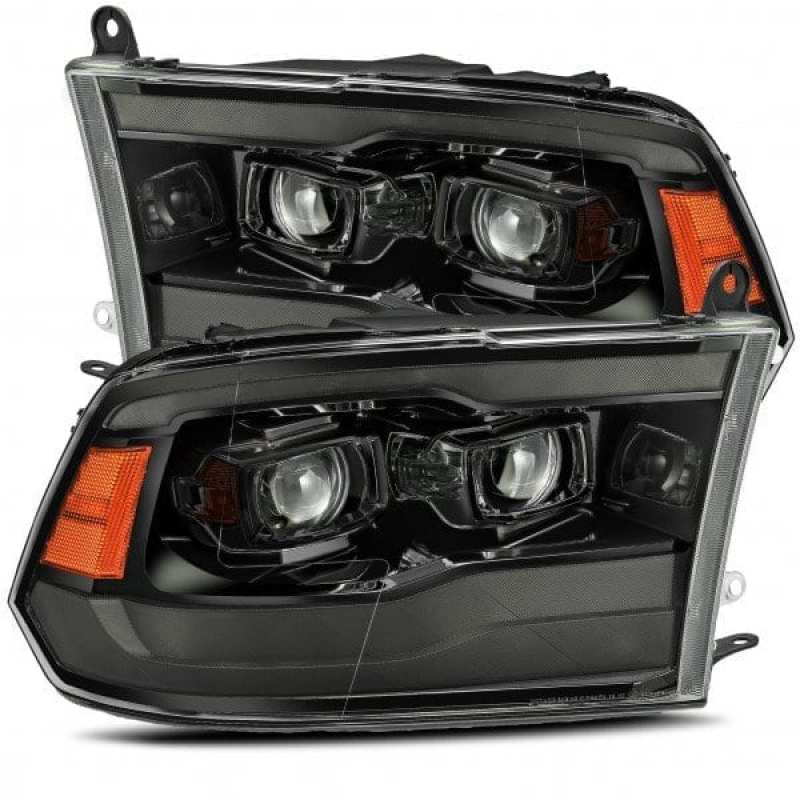 AlphaRex 09-18 Dodge Ram 1500 PRO-Series Projector Headlights Plank Style Alpha Blk w/Seq Signal/DRL - Image 3