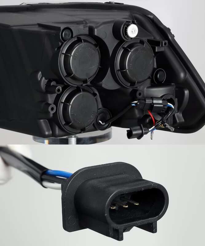 AlphaRex 09-18 Dodge Ram 1500HD LUXX LED Proj Headlights Plnk Style Blk w/Activ Light/Seq Signal/DRL - Image 6