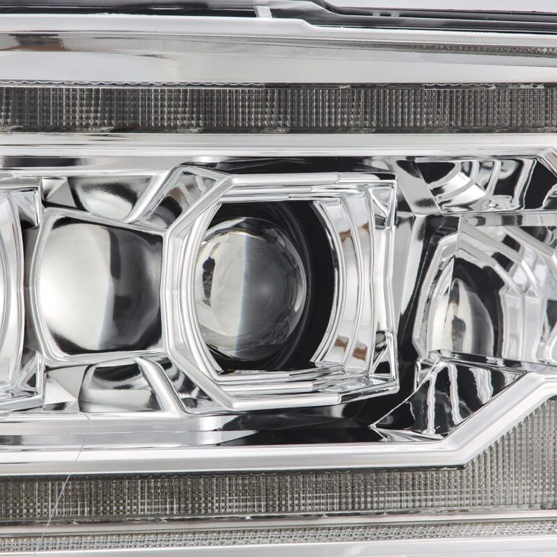 AlphaRex 09-18 Dodge Ram 2500 LUXX LED Proj Headlights Plank Style Chrm w/Activ Light/Seq Signal/DRL - Image 4