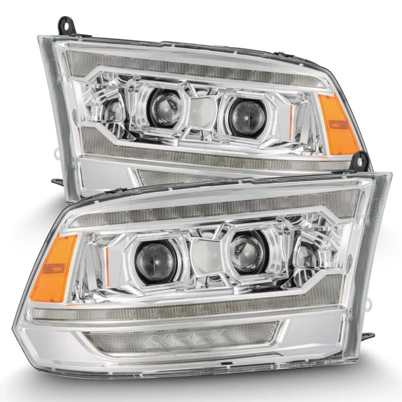 AlphaRex 09-18 Dodge Ram 2500 LUXX LED Proj Headlights Plank Style Chrm w/Activ Light/Seq Signal/DRL - Image 5