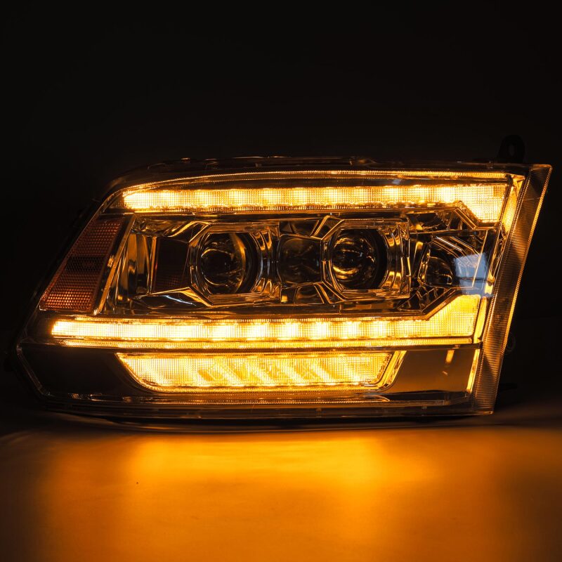 AlphaRex 09-18 Dodge Ram 2500 LUXX LED Proj Headlights Plank Style Chrm w/Activ Light/Seq Signal/DRL - Image 7