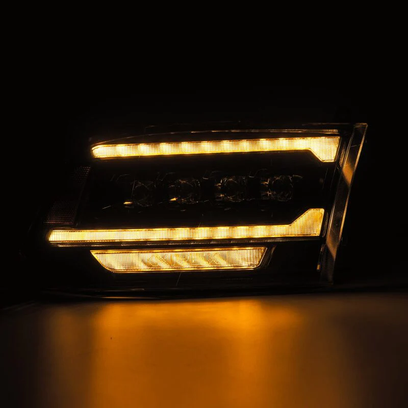 AlphaRex 09-18 Ram 2500 NOVA LED Proj Headlights Plank Style Alpha Blk w/Activ Light/Seq Signal/DRL - Image 3