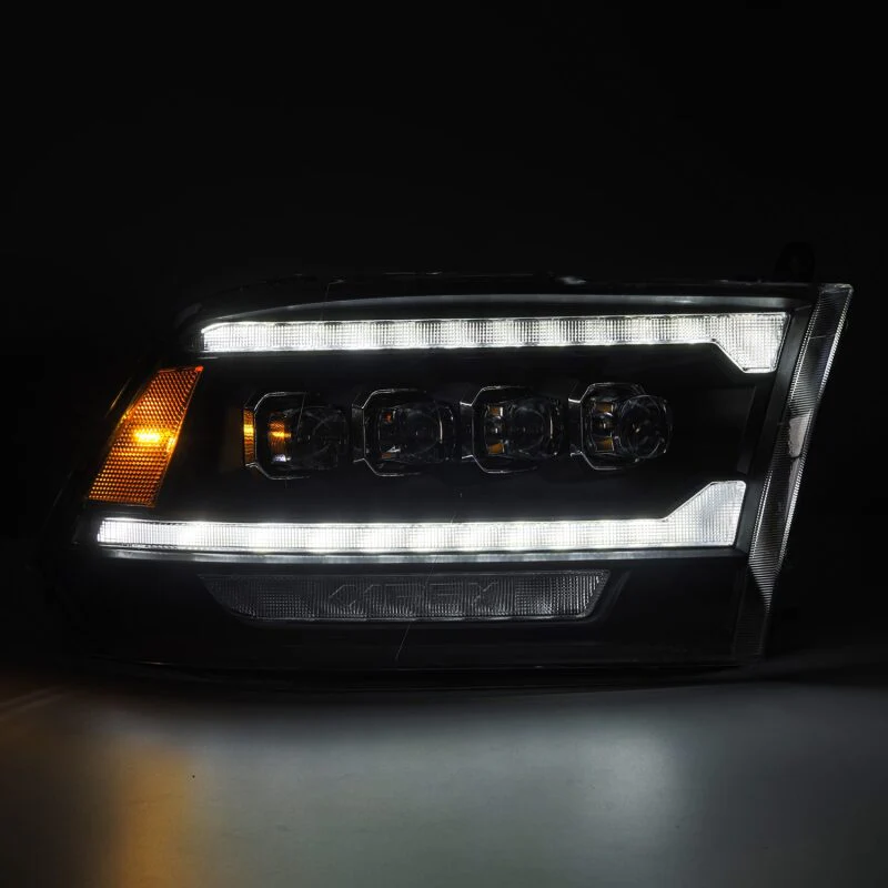 AlphaRex 09-18 Ram 2500 NOVA LED Proj Headlights Plank Style Chrome w/Activ Light/Seq Signal/DRL - Image 3