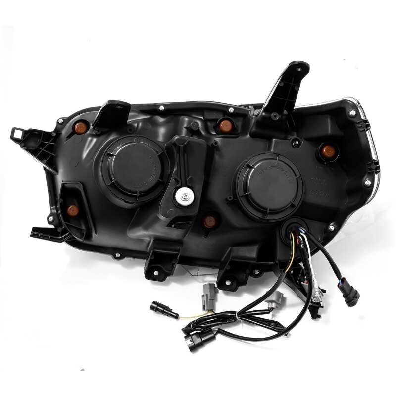 AlphaRex 10-13 Toyota 4Runner NOVA LED Proj Headlights Plank Style Alpha Black w/Seq Signal/DRL - Image 4
