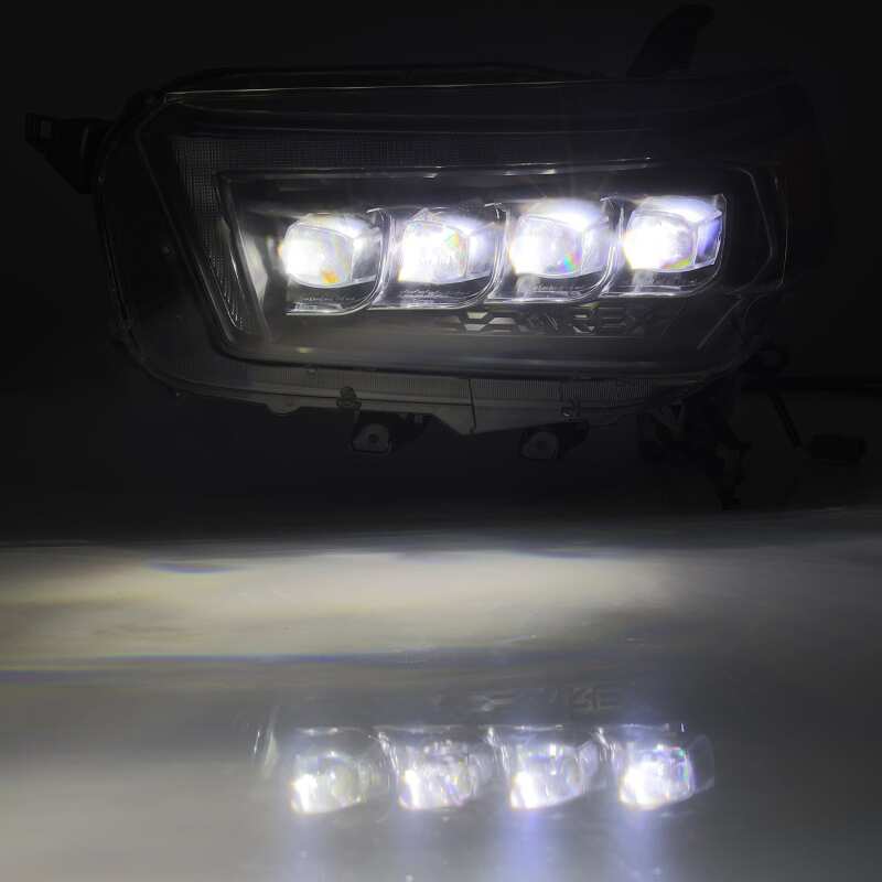 AlphaRex 10-13 Toyota 4Runner NOVA LED Projector Headlights Plank Style Black w/Seq Signal/DRL - Image 4