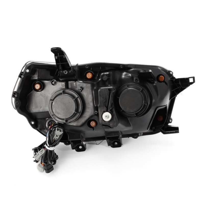 AlphaRex 10-13 Toyota 4Runner PRO-Series Projector Headlights Plank Style Black w/Seq Signal/DRL - Image 3