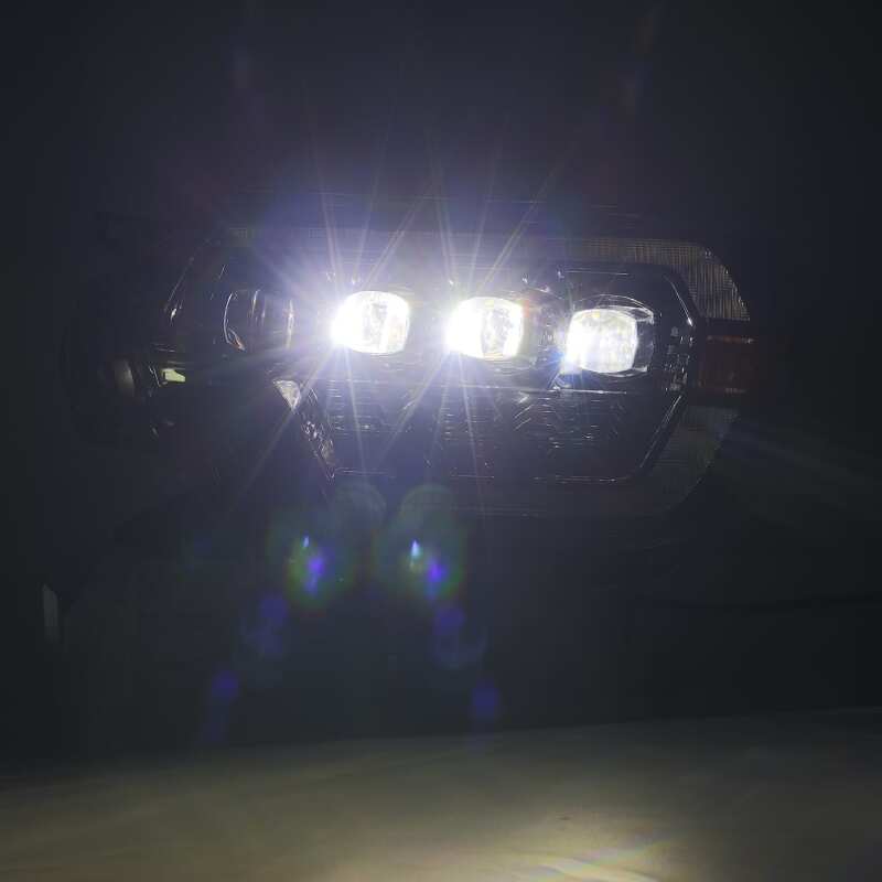 AlphaRex 12-15 Toyota Tacoma NOVA LED Proj Headlights Plank Alpha Blk w/Activ Light/Seq Signal/DRL - Image 5
