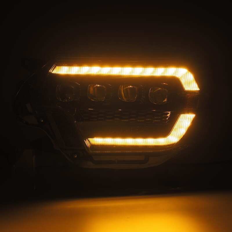 AlphaRex 12-15 Toyota Tacoma NOVA LED Proj Headlights Plank Alpha Blk w/Activ Light/Seq Signal/DRL - Image 8