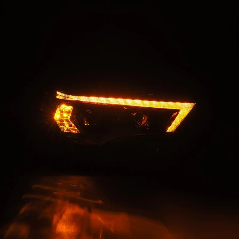 AlphaRex 14-20 Toyota 4Runner LUXX LED Proj Headlights Black w/Activ Light/Seq Signal/DRL - Image 2