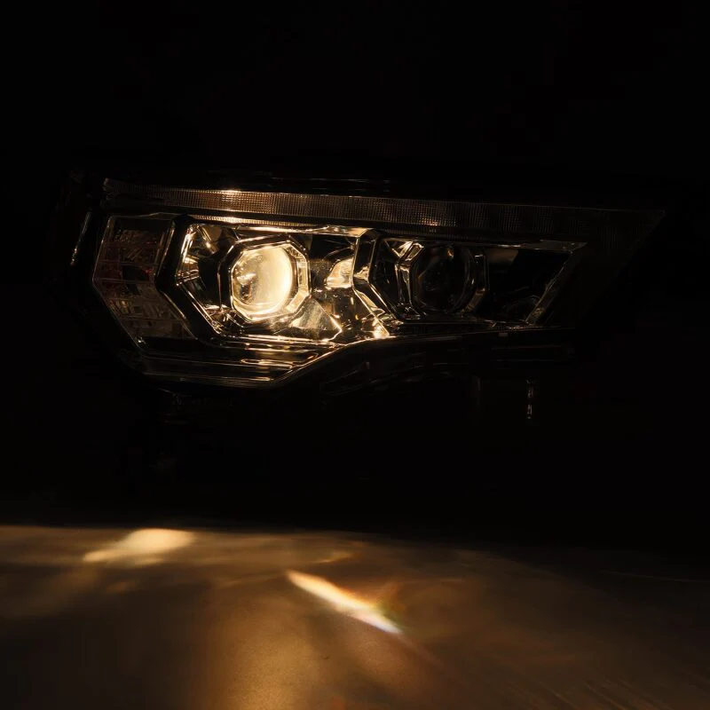 AlphaRex 14-20 Toyota 4Runner PRO-Series LED Proj Headlights Alpha-Black w/Sequential Signal/DRL - Image 4