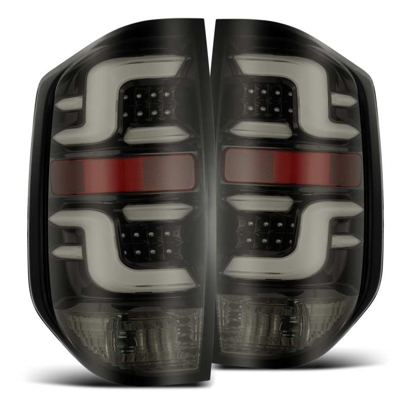 AlphaRex 14-20 Toyota Tundra PRO-Series LED Tail Lights Jet Black - Image 2