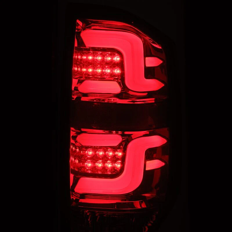 AlphaRex 14-20 Toyota Tundra PRO-Series LED Tail Lights Jet Black - Image 5