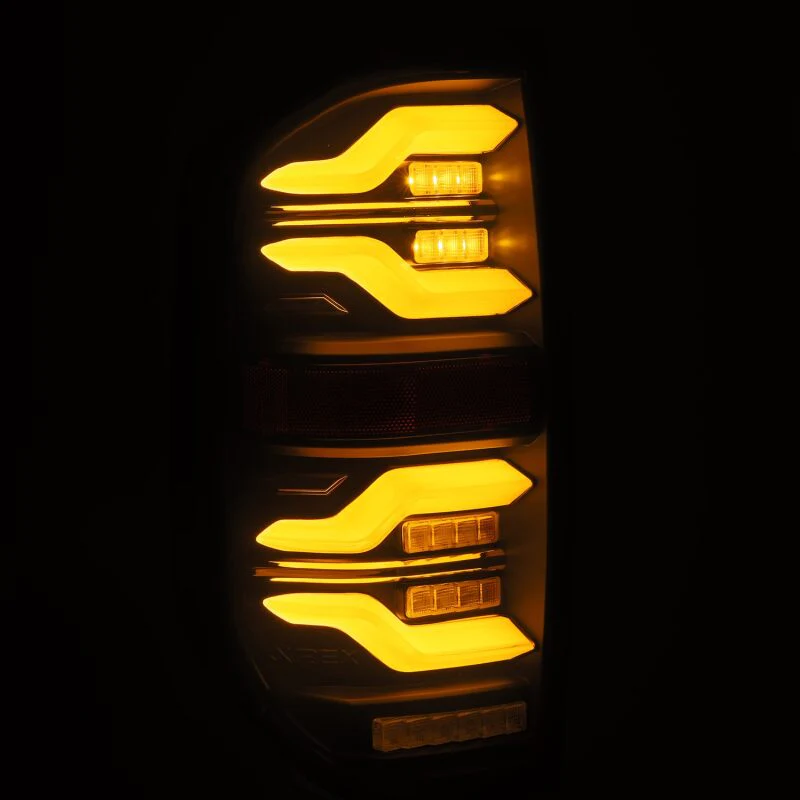 AlphaRex 14-21 Toyota Tundra LUXX LED Taillights Alpha Blk w/Activ Light/Seq Signal - Image 3