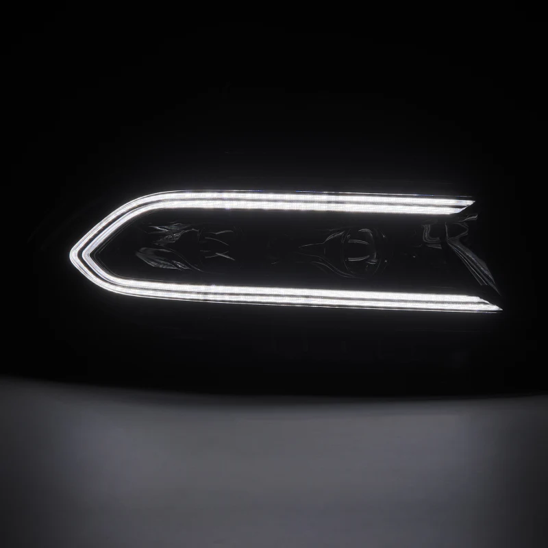 AlphaRex 15-23 Dodge Charger LUXX LED Proj Headlights Alpha-Black w/Actv Light & Seq.Sig / SB DRL - Image 3