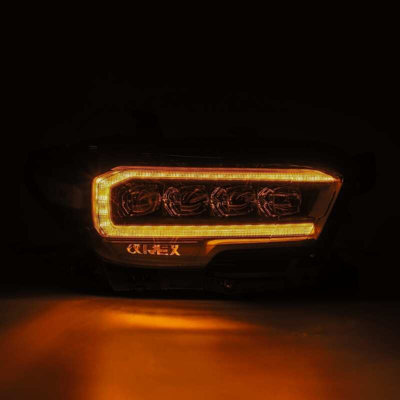 AlphaRex 16-20 Toyota Tacoma NOVA LED Projector Headlights Plank Style Black w/Activation Light - Image 5