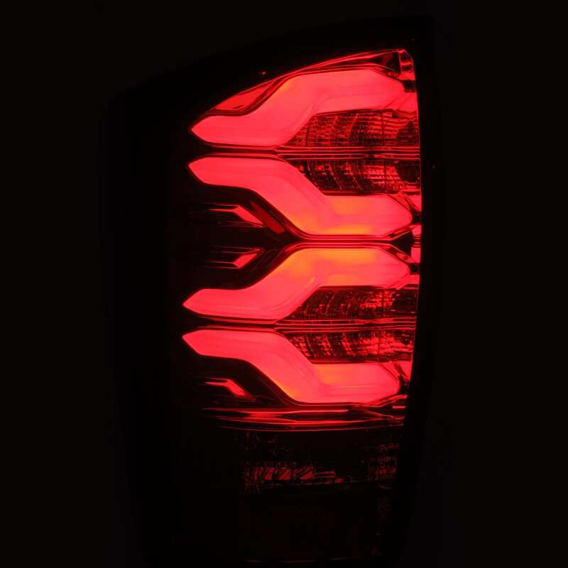 AlphaRex 16-21 Toyota Tacoma LUXX LED Taillights Blk/Red w/Activ Light/Seq Signal - Image 4