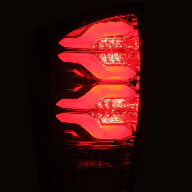 AlphaRex 16-21 Toyota Tacoma LUXX LED Taillights Blk/Red w/Activ Light/Seq Signal - Image 9