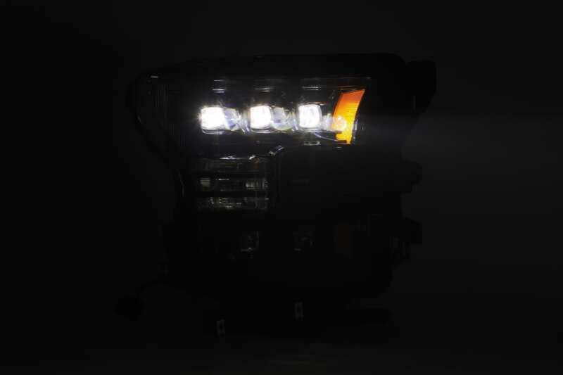 AlphaRex 17-20 Ford Raptor NOVA LED Proj Headlights Plank Style Alpha Black w/Activ Light/Seq Signal - Image 6