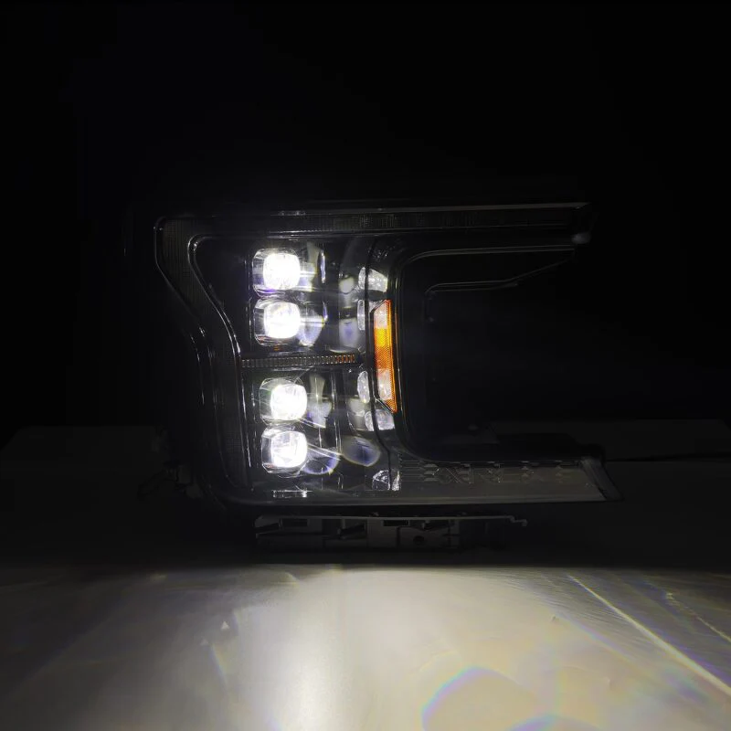 AlphaRex 18-20 Ford F-150 NOVA LED Proj Headlight Alpha Blk (14th Gen G2 Style) - Image 5