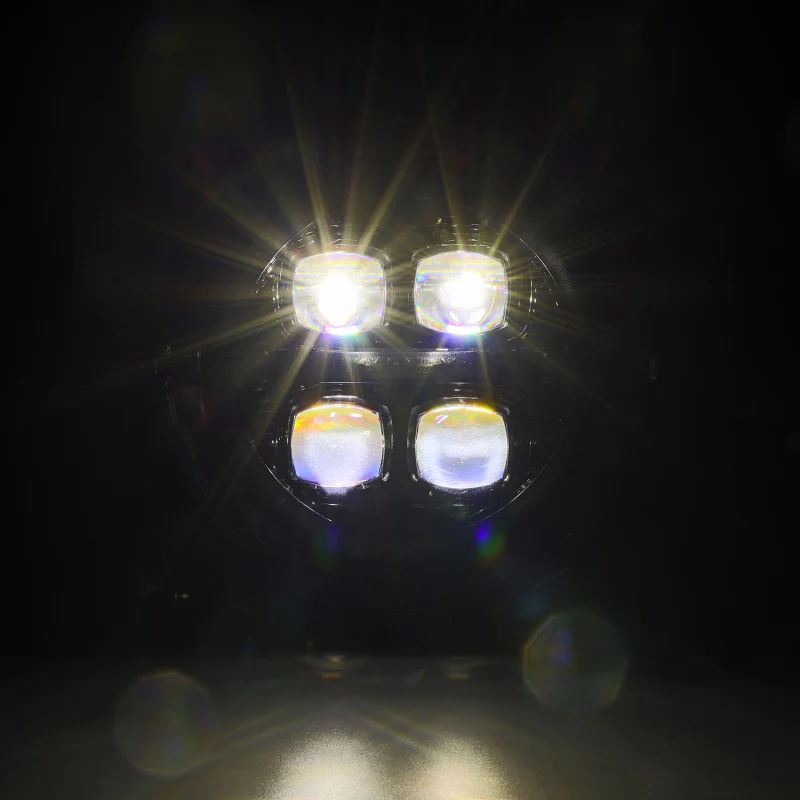 AlphaRex 18-23 Jeep Wrangler JL/Gladiator JT LED Proj Headlights Alpha-Blk w/ Activ Light/Seq Signal - Image 7