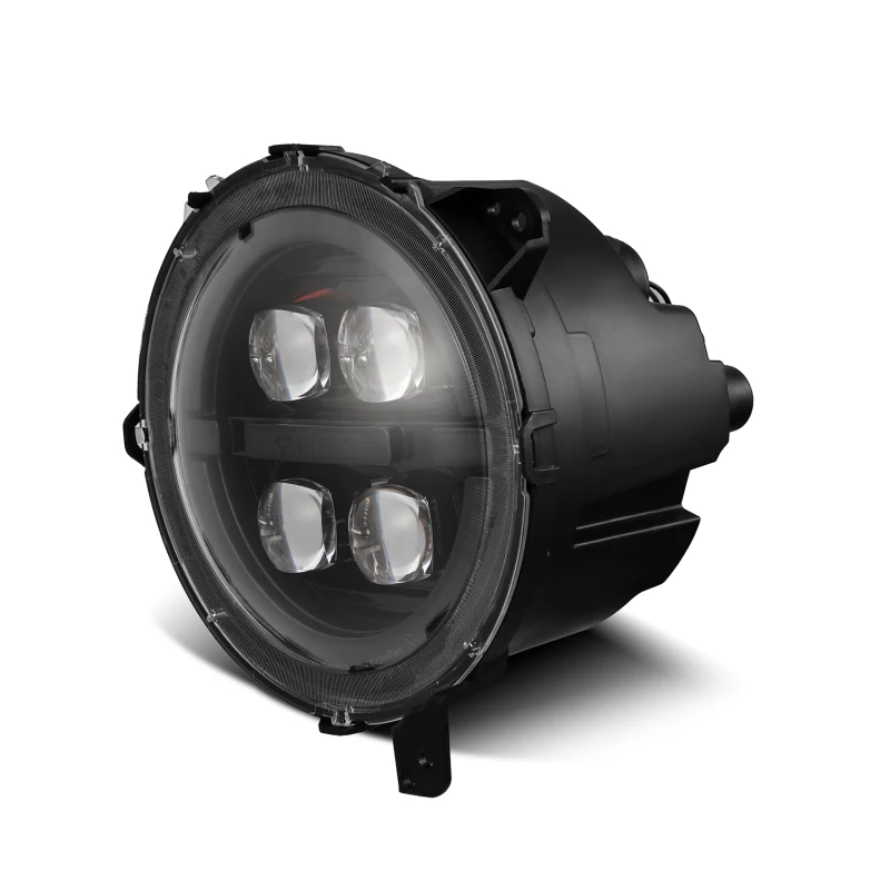 AlphaRex 18-23 Jeep Wrangler JL/Gladiator JT LED Proj Headlights Alpha-Blk w/ Activ Light/Seq Signal - Image 9