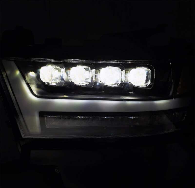 AlphaRex 19-20 Ram 1500HD NOVA LED Proj Headlights Plank Style Gloss Blk w/Activ Lght/Seq Signal/DRL - Image 6