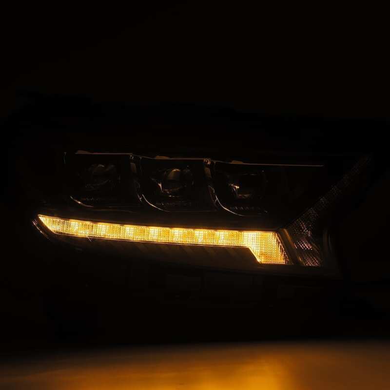 AlphaRex 19-21 Ford Ranger NOVA LED Proj Headlight Plnk Style Alpha Blk w/Activ Light/Seq Signal/DRL - Image 2