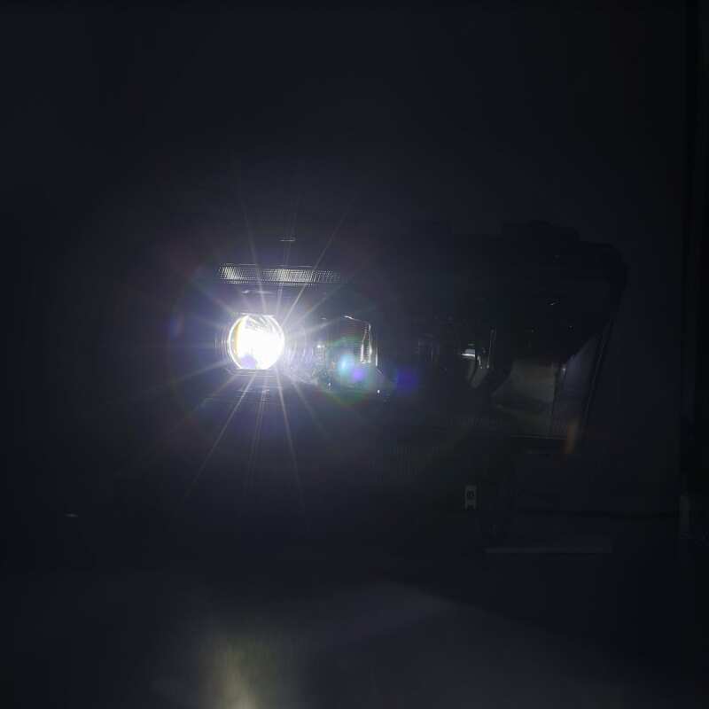 AlphaRex 19-21 Ram 2500 LUXX LED Proj Headlights Plank Style Alpha Blk w/Activ Light/Seq Signal/DRL - Image 4