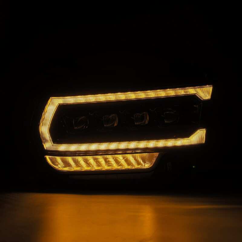 AlphaRex 19-21 Ram 2500 NOVA LED Proj Headlights Plank Style Alpha Blk w/Activ Light/Seq Signal/DRL - Image 2