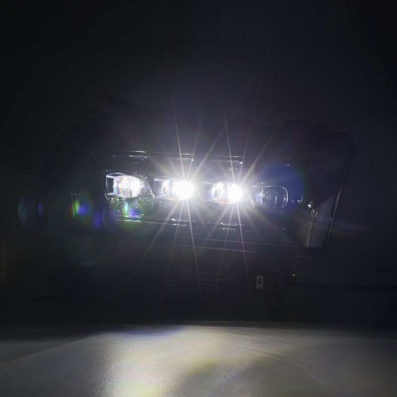 AlphaRex 19-21 Ram 2500 NOVA LED Proj Headlights Plank Style Alpha Blk w/Activ Light/Seq Signal/DRL - Image 6