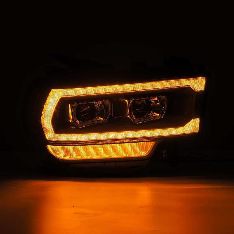 AlphaRex 19-21 Ram 2500 PRO-Series Projector Headlights Plank Style Black w/Activation Light - Image 5
