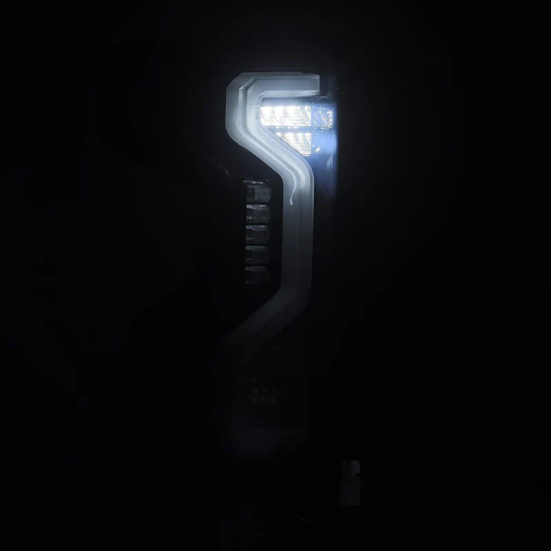 AlphaRex 19-23 Chevrolet Silverado 1500/2500HD/3500HD PRO-Series LED Tail Lights Jet Black - Image 6