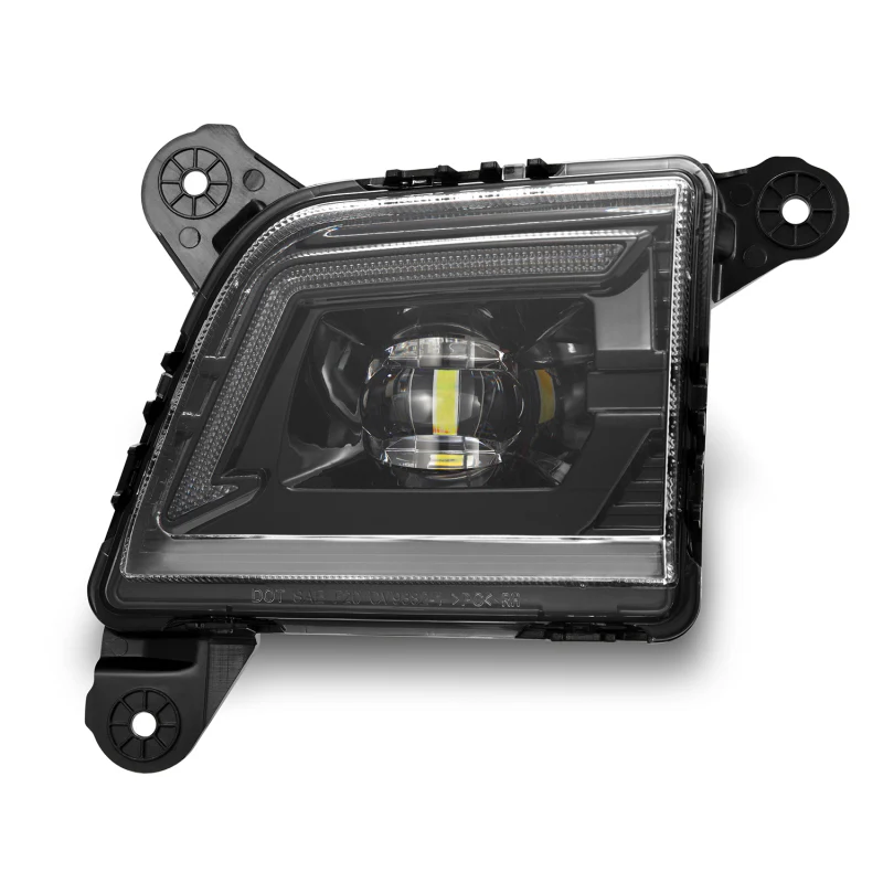 AlphaRex 19-23 Chevrolet Silverado 2500/3500HD DoubleTap Dual Color LED Projector Fog Lights - Image 16