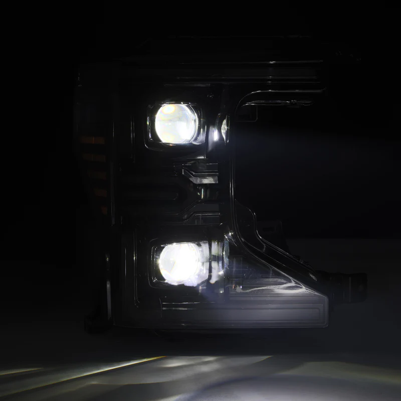 AlphaRex 20-22 Ford F-250/350/450 SD LUXX-Series LED Proj Headlights Alpha-Bk w/Acv Light SS & SBDRL - Image 4