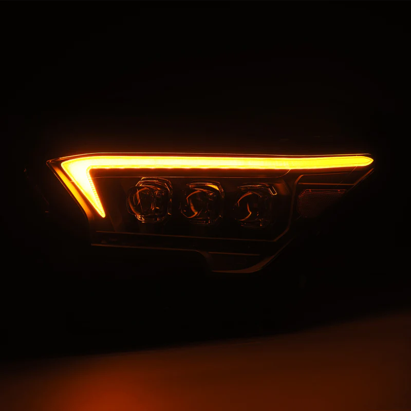 AlphaRex 2023+ Toyota Tacoma NOVA-Series LED Proj Headlights Black w/Actv Light & Seq. Sig + DRL - Image 5