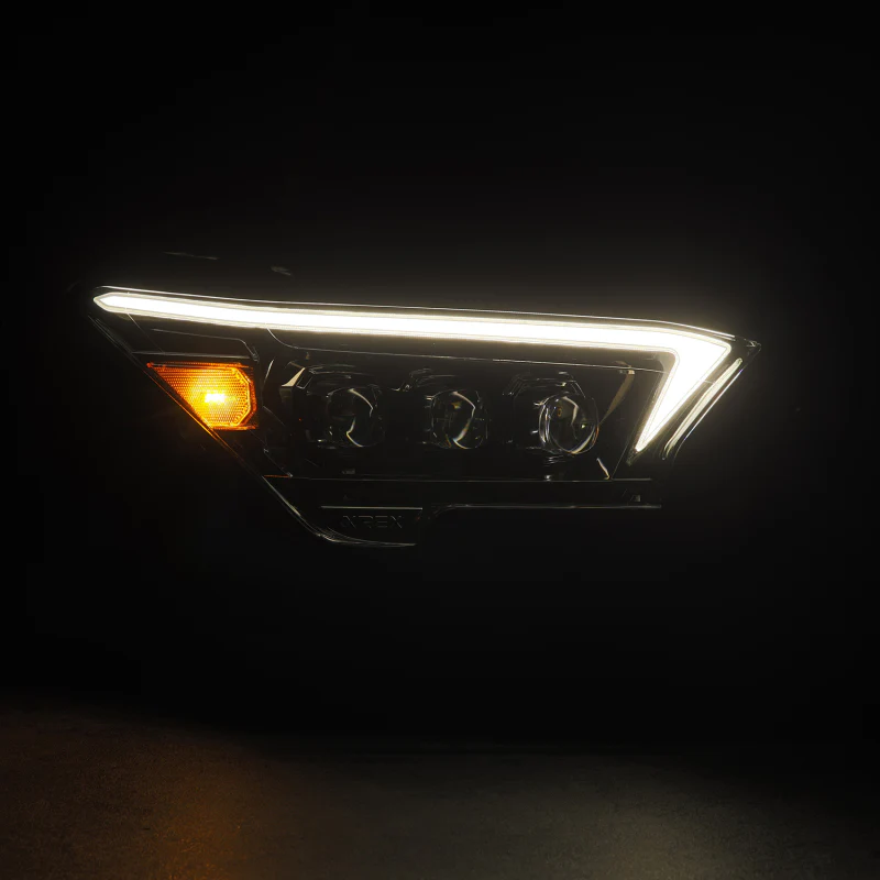AlphaRex 2024+ Toyota Tacoma NOVA-Series LED Proj Headlights Alpha-Blk w/Actv Light & Seq. Sig + DRL - Image 6