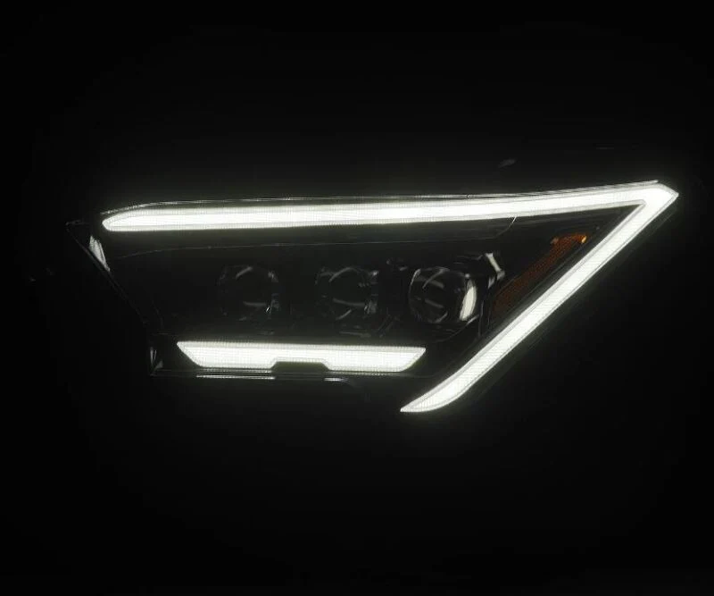 AlphaRex 2024 Toyota Tacoma NOVA-Series Projector Headlights (Pair) - Alpha-Black w/Activation Light - Image 2
