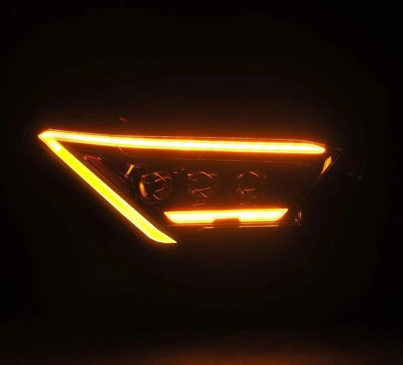 AlphaRex 2024 Toyota Tacoma NOVA-Series Projector Headlights (Pair) - Black w/Activation Light - Image 2