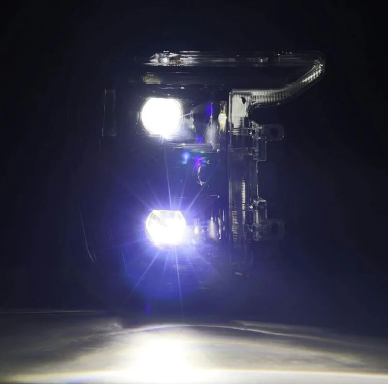 AlphaRex 21-22 Ford F150 Luxx-Series Projector Headlights Alpha-Black w/Activ Light/Seq Signal - Image 2