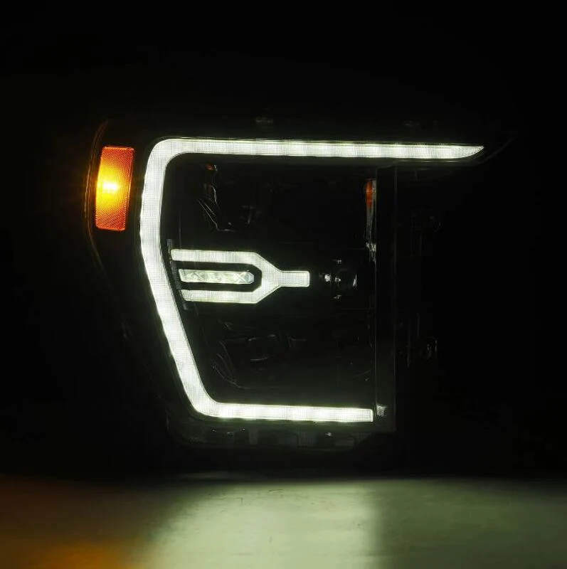 AlphaRex 21-22 Ford F150 Luxx-Series Projector Headlights Alpha-Black w/Activ Light/Seq Signal - Image 4