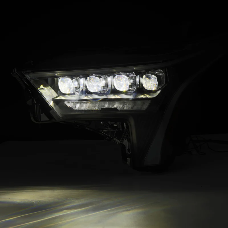 AlphaRex 22-23 Toyota Tundra NOVA-Series Headlights Black w/Amber DRL - Req 810029 OR 810030 - Image 8