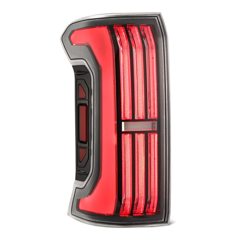 AlphaRex 24-25 Toyota Tacoma NOVA-Series LED Prismatic Tail Lights - Black - Image 8